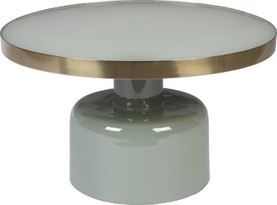 Zuiver Glam Salontafel Rond 60 cm Groen/ Goud