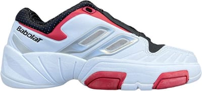 Babolat Team Tennisschoenen - Wit/Zwart/Rood - Maat 36 - Junior