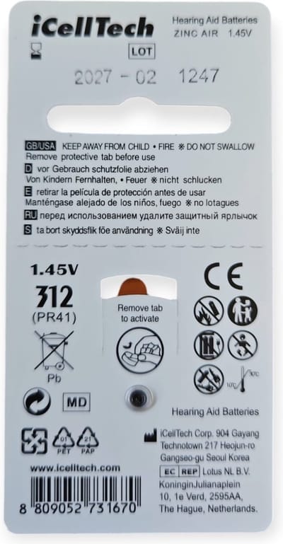 iCellTech battery - Zinc Air