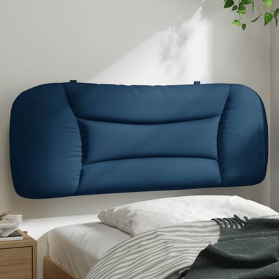 vidaXL - Hoofdbordkussen - "Hvar" - 100 - cm - stof - blauw