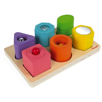 Janod - Houten vormenstoof - Vormen en geluid