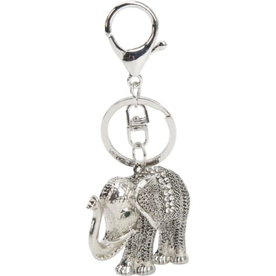Olifant Sleutelhanger Elektroplate Retro Sleutelhanger Succes Milieuvriendelijke Olifant Sleutelhanger