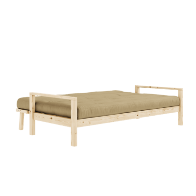 Karup Knop slaapbank - 758 Wheat Beige - 101ClearLacquered