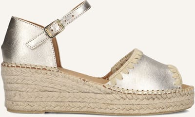AYANA Omo25yu816 Espadrilles - Zomer Schoenen - Dames - Goudkleurig - Maat 37