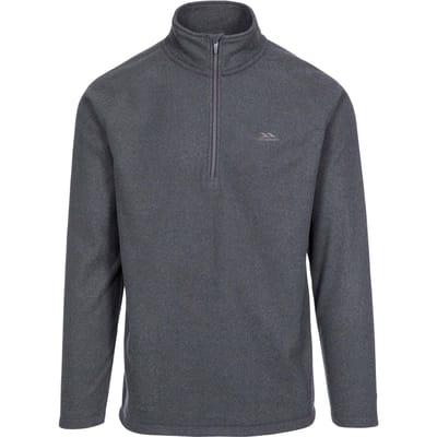 Trespass Heren Keynote Fleece Top (Houtskool Grijs)