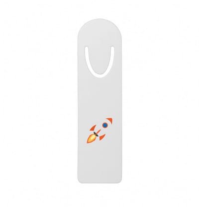 Hacebo® - Raketten metalen boekenlegger - Raket - Astronauten - Spaceship - ruimteschip Bladwijzer boekenleggers - 12.7 cm x 3.2cm