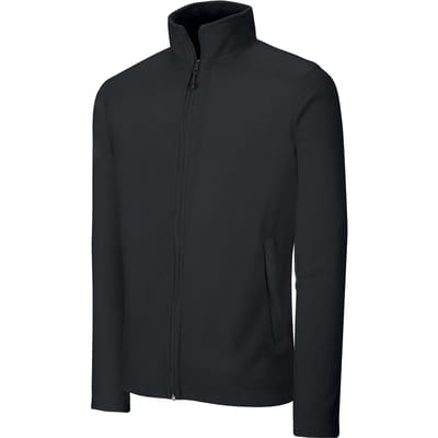 Microfleecevest met rits Kariban Zwart - maat 3XL