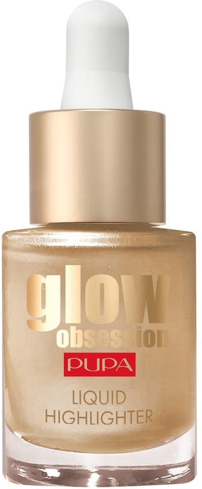 Pupa, Glow Obsession, Sans Paraben, Illuminateur, Enlumineur Liquide, 100, Sunrise, Pour le Visage, 13,5 ml