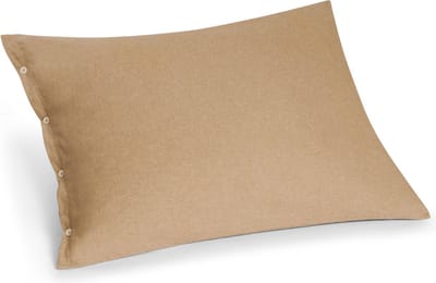 Yumeko kussensloop flanel honey chambray 50x60 - Biologisch & ecologisch - 1 stuk