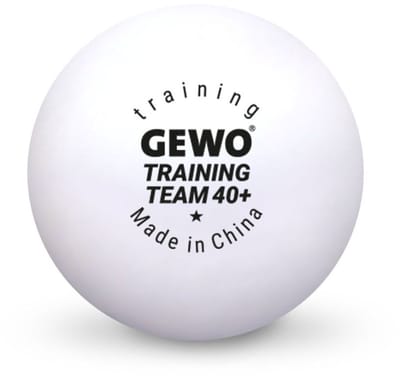 Gewo Tafeltennisballen Training Team 1* - 72 ballen - Wit - Ping Pong Ballen
