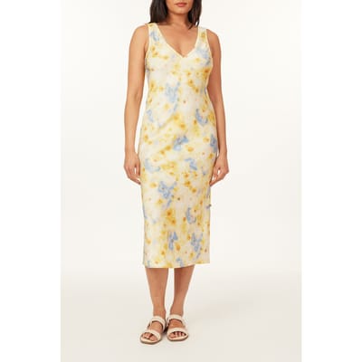 Scotch & Soda Bias Slip Dress Abstract Sky Daisy Taglia: L | Abiti Midi Outlet | Donna