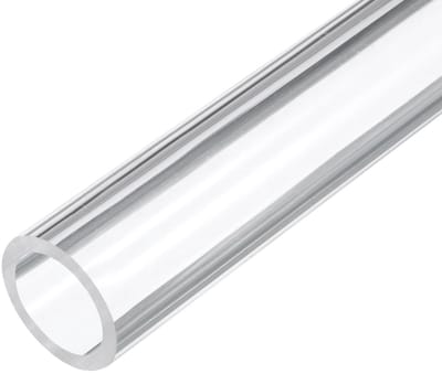 Dailygoods- Acryl Buis 6" - Doorzichtig - 30mm x 40mm - Waterleidingen - Verlichting - Duurzaam - Doorzichtige Buis