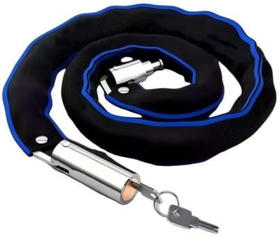 Fietsslot – Anti-diefstal ketting – Hoogbeveiligd kettingslot – Inclusief sleutels – Extra dik – Roest- en snijbestendig – Geschikt voor motoren, mountainbikes, fietsen, scooters, poorten, enz. – XS – 65 cm