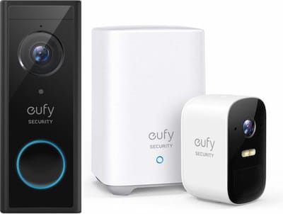 eufy Security S220 Video Deurbel + eufyCam 2C - Inclusief HomeBase 2 - Bundel