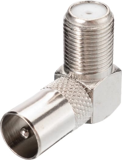 Haakse aansluiting Coax 90 graden / Hoek Coax F-type Vrouw-Man / HaverCo