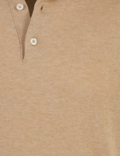 Gentiluomo poloshirt korte mouw bruin