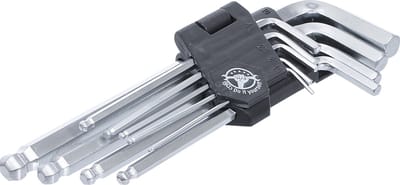 BGS Stiftsleutelset inbus/inbus met kogelkop 1,5 - 10 mm 9 delig