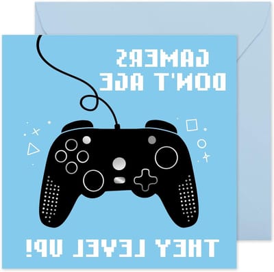 Verjaardagskaart - Grappige kaart - Iemand feliciteren - Met leuke stickers - 14.5 x 14.5 cm - Wit