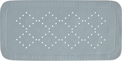 Antislip Douchemattens Grijs - Veiligheid en Comfort met Zuignappen (36 x 71 cm)