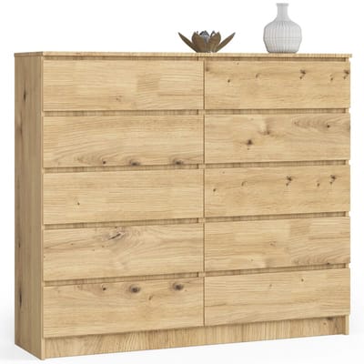Ladekast K140 met 10 Lades / AKORD Furniture Factory / Artisan Eik / 138 x 121 x 40 cm