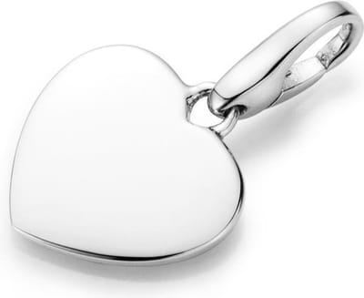 Bedel | Charm | zilver | Giorgio Martello | graveerplaatje | hart