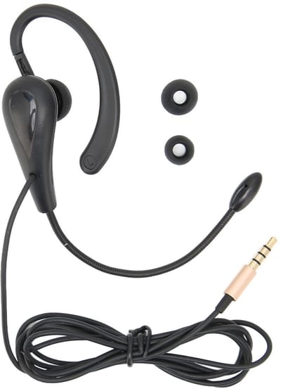 Allecto - Call Center Headset - In-Ear Hoofdtelefoon - Voor Laptop en Mobiele Telefoons - 3.5mm - Microfoon - Comfortabel en Lichtgewicht - Geschik...