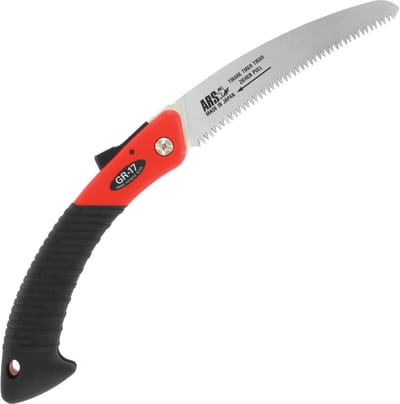 ARSGR-17 Snoeizaag gebogen inklapbaar | 38 cm rood/zwart