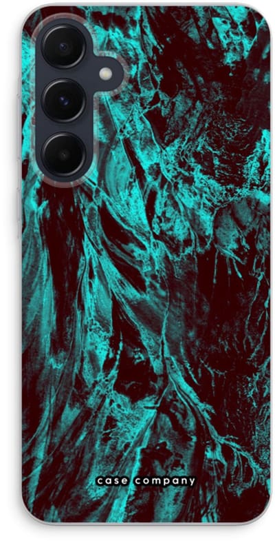 Case Company® - Hoesje geschikt voor Samsung Galaxy A55 hoesje - Ice Age - Soft Cover Telefoonhoesje - Bescherming aan alle Kanten en Schermrand