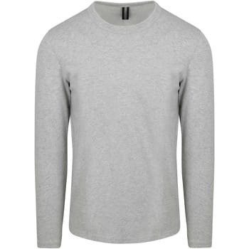 Profuomo Longsleeve T-Shirt Grijs - Maat S - Heren - Casual T-shirts