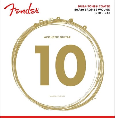 Fender 880XL Duratone Coated Snaren voor Akoestische Gitaar (10-48)