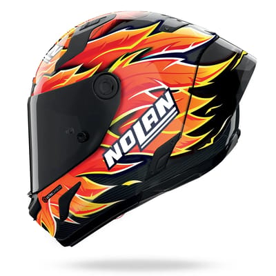 Nolan X-804 RS Ultra Carbon Replica Iannone Helm -