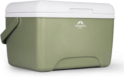 Koelbox - IJsbox - Kamperen - Geïntegreerd sluitsysteem - 8 Liter - Avocado groen