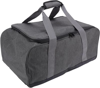Camping Kookgerei Tas - Kampeer Organizer - Buiten Koken - Verwijderbare Verdelers - 33 Liter - Grijs