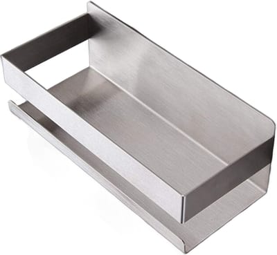 Keuken Organizers - Opbergrek - Keukenrek - Bureau Organizer - Badkamer Organizer - badkamer en keuken opbergrek - RVS - zilver - 20*10*5.8cm