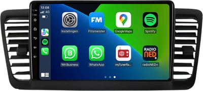 CarPlay autoradio geschikt voor Subaru Outback | 2008 t/m 2014 | Android 13 | Draadloos Apple CarPlay & Android Auto | 2GB + 32GB | 8-Core processor | Davilon | 2025 model | 2008 2009 2010 2011 2012 2013 2014 | Bluetooth & Wifi