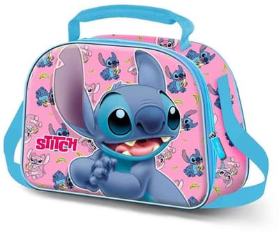 Snacktas Stitch Blauw 20 x 26 x 10 cm