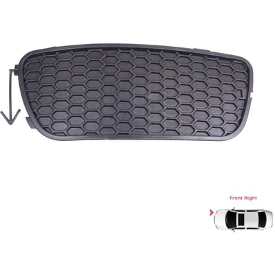 BSP1188-2 Cadre de calandre de pare-chocs avant pour feux de brouillard Sans trous Droit pour Fiat Palio Siena 1 178 2007-2016 Albea 2002-2012 51703144