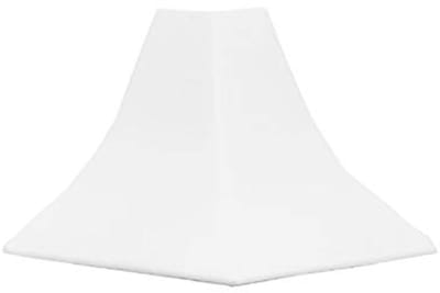 DQ-PP HOEKLIJST BUITENHOEK - Arabesk Wit - 23 x 23 mm - PVC - Keukenlijst Werkblad Afwerkingslijst Lijst Keuken Keukenafwerkingslijst Wandafwerkingslijst Tafelbladlijsten