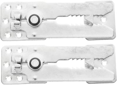 Bankverbindingen Set - Meubelkoppelingen - Banken Vastzetten - Stevig IJzer - 16.4 cm - Zilver