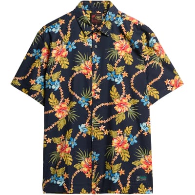 Superdry - Hawaïaans overhemd met print - Heren - Shirts