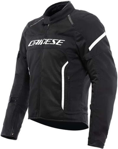 Dainese Air Frame 3 Tex Jas Zwart Zwart Wit - Jas