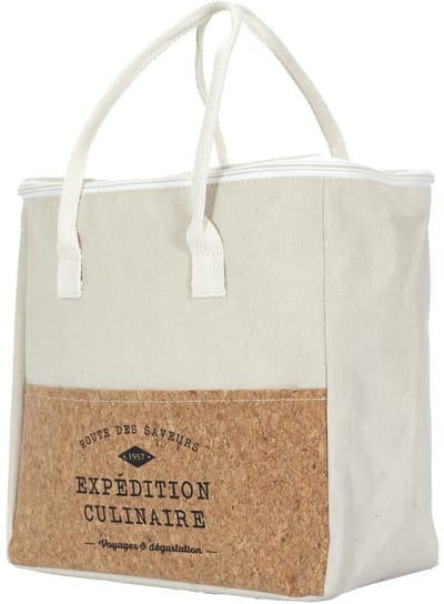 Cook Concept Koeltas Miami - voor lunch en drankjes - 8 Liter inhoud - 28 x 14 x 30 cm - Draagband - wit