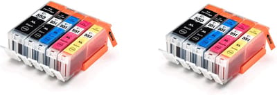 IPEXNL 2x SET inkt cartridges geschikt Canon PGI-550XL / CLI-551XL, 550xl / 551xl 2x multipack van 5 stuks voor Pixma IP7250, IP8750, IX6850, MG5450, MG5550, MG5600, MG5650, MG5655, MG6350, MG6450, MG6600, MG6650, MG7150, MG7550, MX720, MX925