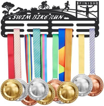 Onf3 - Triatlon medaillehouder - Medaille display voor sporters