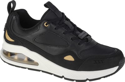 Skechers Uno 2 232349-BKGD, Mannen, Zwart, Sneakers, maat: 45,5