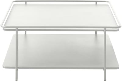 Giga Living Salontafel Yuba - Wit Metaal - 75x75x34,3cm