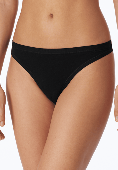 SCHIESSER Personal Fit (1-pack) - dames string zwart