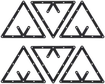 Cosensi - Dailygoods - Biljart Rek met Magische Ballen, 6 Stuks