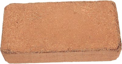 Potgrond Blok - Kokos Substraat - Planten Kweken - Gecomprimeerd Medium - 21x11.5cm - Koffie