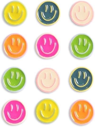 Kleurige Emoji Magneetjes - 12 Stuks Sterke Hechting voor Koelkast, Whiteboard en Kinderkamer | Grappige Decoratie voor Thuis en Kantoor